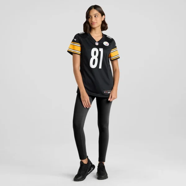 Mycole pruitt pittsburgh steelers nike womens game jersey Black XL