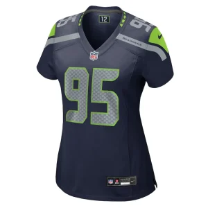 Myles adams seattle seahawks nike womens team game jersey College navy M