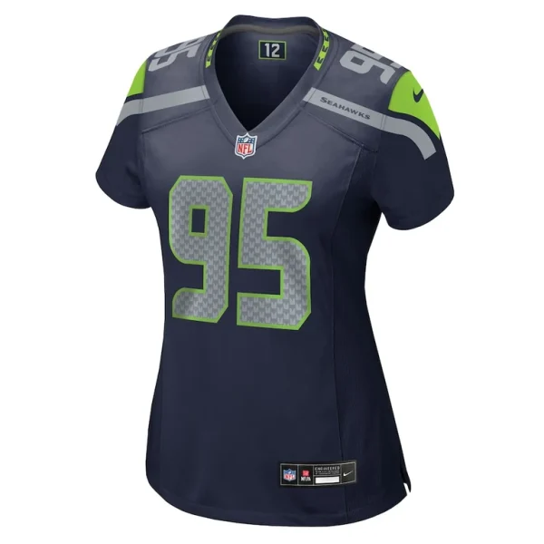 Myles adams seattle seahawks nike womens team game jersey College navy M