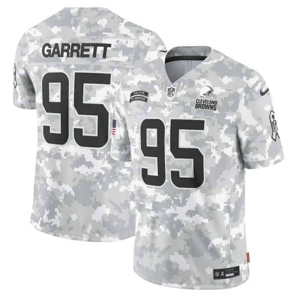 Myles garrett cleveland browns nike 2024 salute to service limited jersey Arctic camo