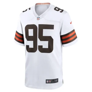 Myles garrett cleveland browns nike away game jersey White M