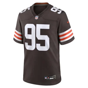 Myles garrett cleveland browns nike team game jersey Brown M