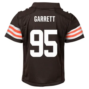 Myles garrett cleveland browns nike toddler game jersey Brown 4T