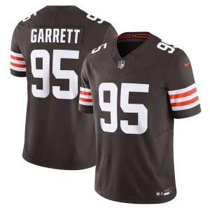 Myles garrett cleveland browns nike vapor f.u.s.e. limited jersey Brown