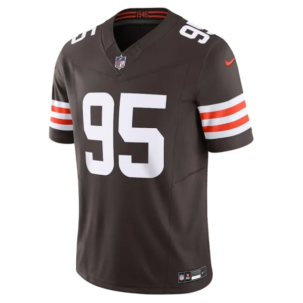 Myles garrett cleveland browns nike vapor f.u.s.e. limited jersey Brown M
