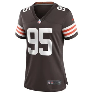 Myles garrett cleveland browns nike womens player game jersey Brown M