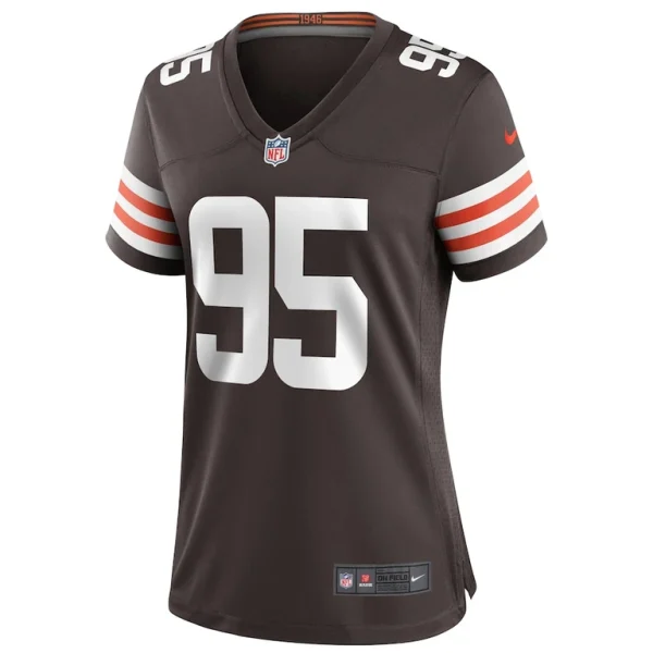 Myles garrett cleveland browns nike womens player game jersey Brown M