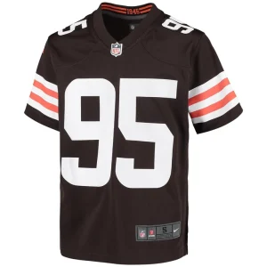 Myles garrett cleveland browns nike youth game jersey Brown Yth M