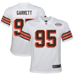 Myles garrett cleveland browns nike youth game jersey White