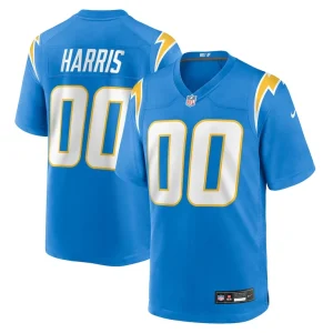 Najee harris los angeles chargers nike game player jersey Powder blue