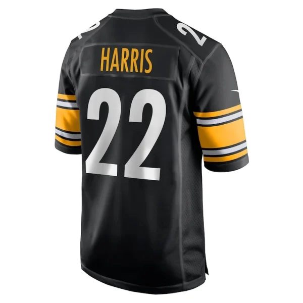 Najee harris pittsburgh steelers nike game jersey Black L