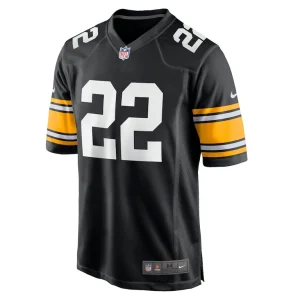 Najee harris pittsburgh steelers nike home player game jersey Black M