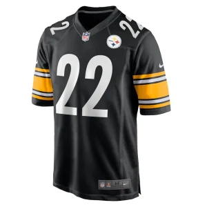 Najee harris pittsburgh steelers nike player game jersey Black M