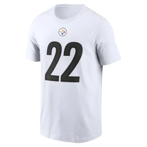 Najee harris pittsburgh steelers nike player name number t shirt White M