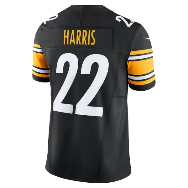 Najee harris pittsburgh steelers nike vapor f.u.s.e. limited jersey Black L