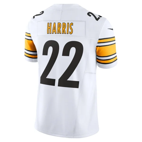 Najee harris pittsburgh steelers nike vapor f.u.s.e. limited jersey White L