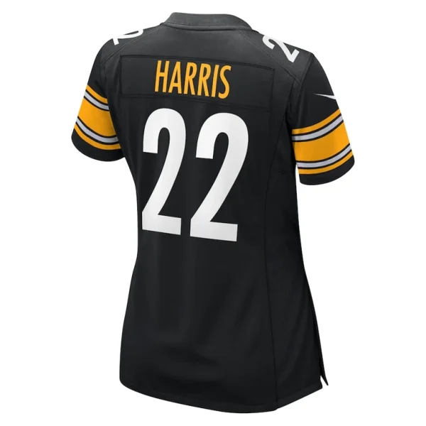 Najee harris pittsburgh steelers nike womens team game jersey Black L