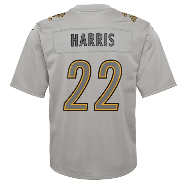 Najee harris pittsburgh steelers nike youth atmosphere game jersey Gray Yth L