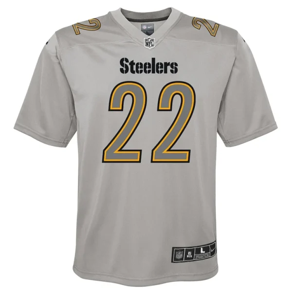 Najee harris pittsburgh steelers nike youth atmosphere game jersey Gray Yth M