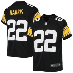 Najee harris pittsburgh steelers nike youth game jersey Black
