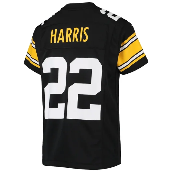 Najee harris pittsburgh steelers nike youth game jersey Black Yth L