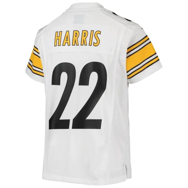Najee harris pittsburgh steelers nike youth game jersey White Yth L