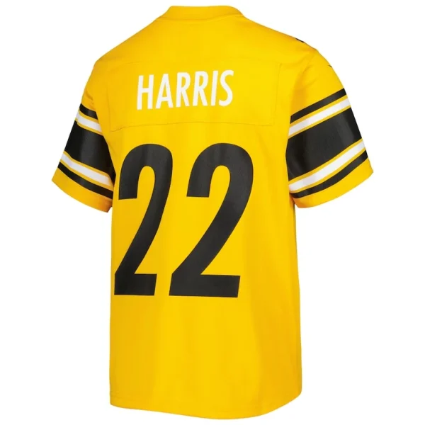 Najee harris pittsburgh steelers nike youth inverted game jersey Gold Yth L