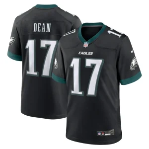 Nakobe dean philadelphia eagles nike alternate game jersey Black