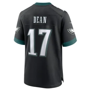 Nakobe dean philadelphia eagles nike alternate game jersey Black L