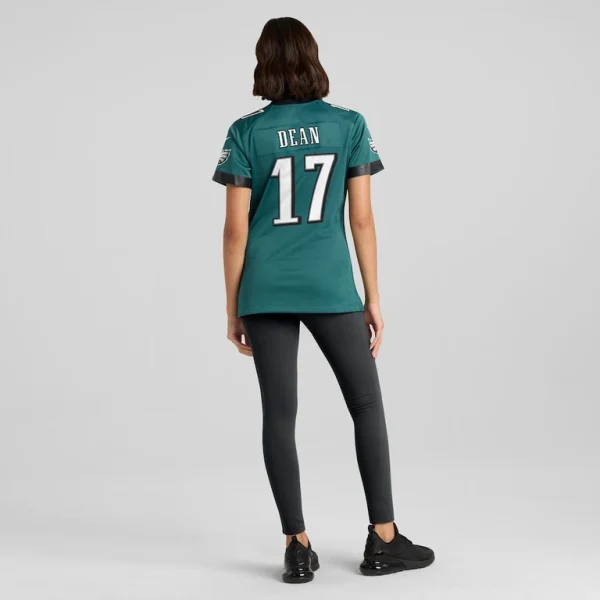 Nakobe dean philadelphia eagles nike womens team game jersey Midnight green 2XL