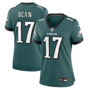 Nakobe dean philadelphia eagles nike womens team game jersey Midnight green