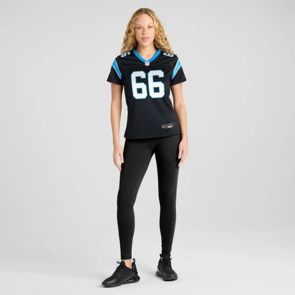 Nash jensen carolina panthers nike womens team game jersey Black XL