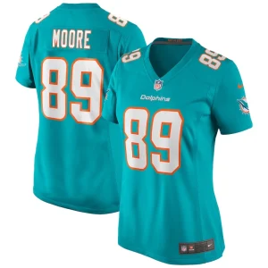 Nat moore miami dolphins nike womens game retired player jersey Aqua