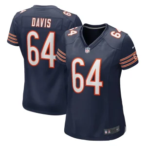 Nate davis chicago bears nike womens game jersey Navy