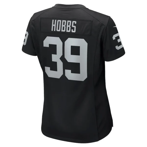 Nate hobbs las vegas raiders nike womens game jersey Black L
