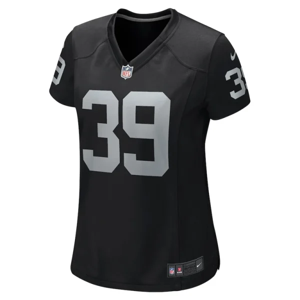 Nate hobbs las vegas raiders nike womens game jersey Black M