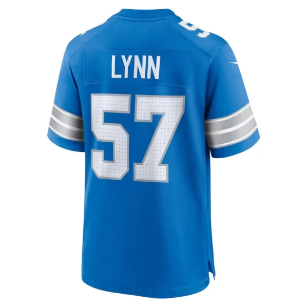 Nate lynn detroit lions nike game jersey Blue L