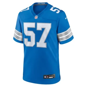 Nate lynn detroit lions nike game jersey Blue M