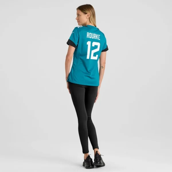 Nathan rourke jacksonville jaguars nike womens team game jersey Teal 2XL