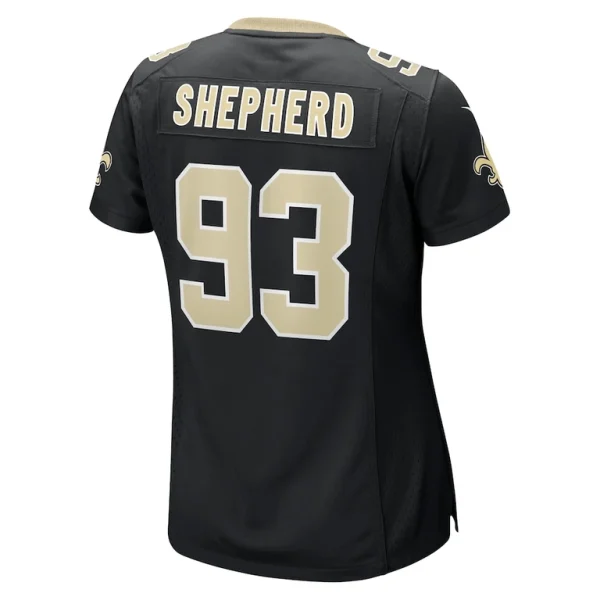 Nathan shepherd new orleans saints nike womens game jersey Black L