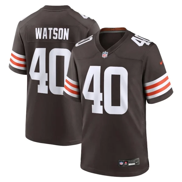Nathaniel watson cleveland browns nike team game jersey Brown