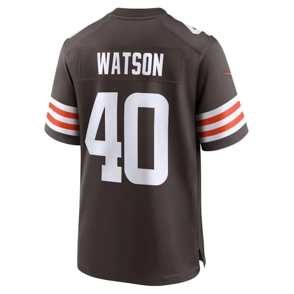 Nathaniel watson cleveland browns nike team game jersey Brown L