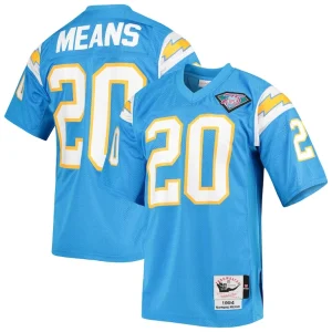 Natrone means los angeles chargers 1994 mitchell ness authentic throwback retired player jersey Powder blue