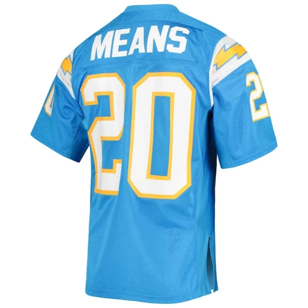 Natrone means los angeles chargers 1994 mitchell ness authentic throwback retired player jersey Powder blue 44