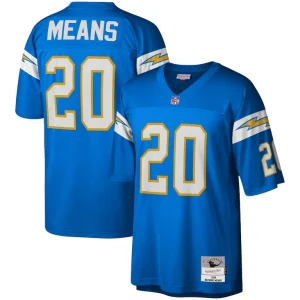 Natrone means los angeles chargers mitchell ness legacy replica jersey Powder blue