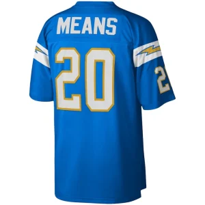 Natrone means los angeles chargers mitchell ness legacy replica jersey Powder blue L