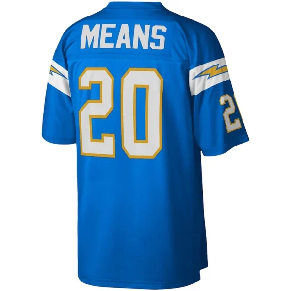 Natrone means los angeles chargers mitchell ness legacy replica jersey Powder blue L