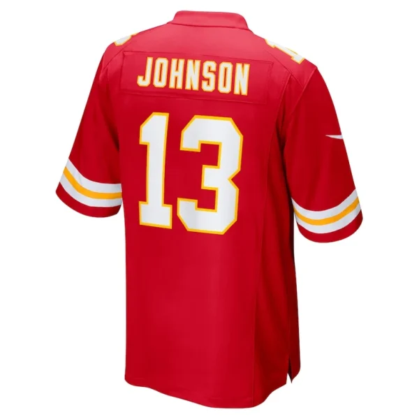Nazeeh johnson kansas city chiefs nike game player jersey Red L