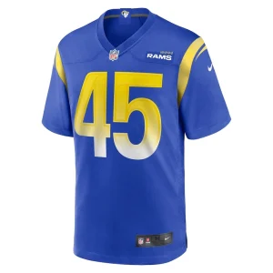 Neal johnson jr los angeles rams nike game jersey Royal M