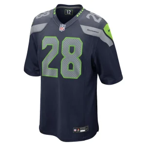 Nehemiah pritchett seattle seahawks nike game jersey College navy M